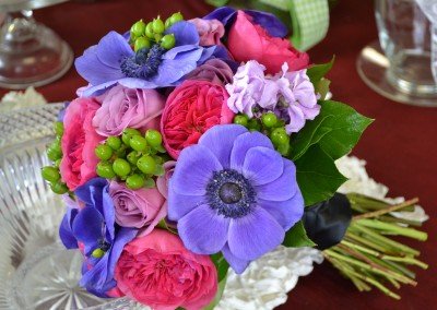 Bouquet purple and orange mix (4)