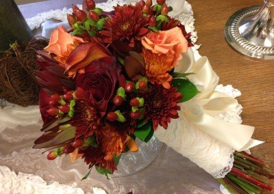 Bouquet purple and orange mix (7)